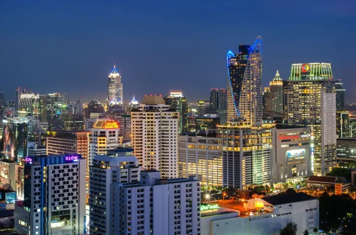 Framed Print : Bangkok skyline Framed Print : Bangkok skyline