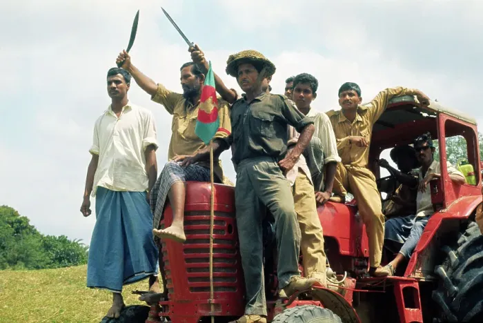 Framed Print : Bangladesh Commandos Atop Tractor Framed Print : Bangladesh Commandos Atop Tractor