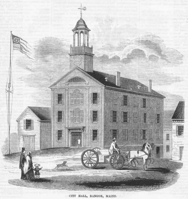 Framed Print : Bangor City Hall Framed Print : Bangor City Hall
