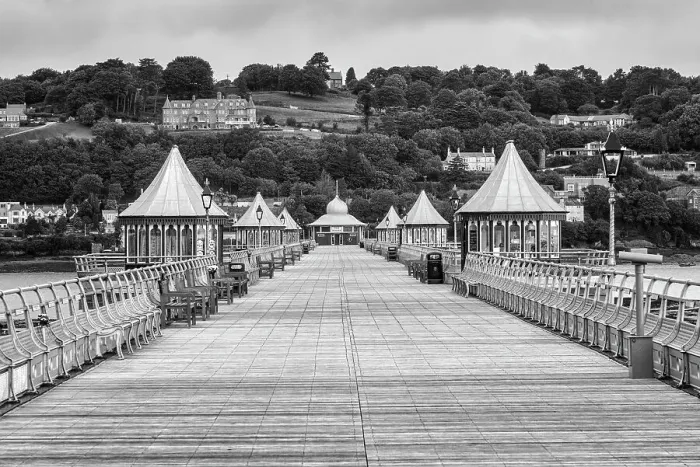 Framed Print : Bangor Victorian Pier Framed Print : Bangor Victorian Pier