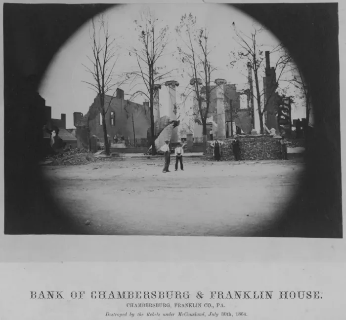Framed Print : Bank of Chambersburg