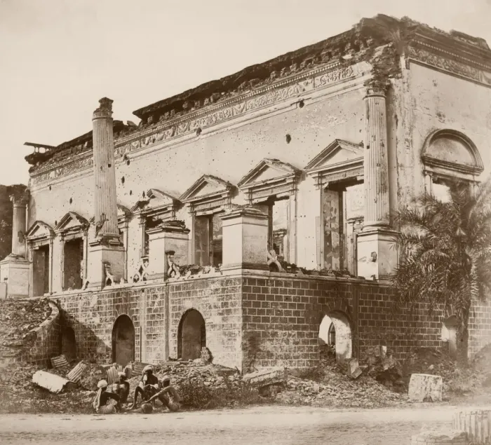 Framed Print : Bank House Ruins Framed Print : Bank House Ruins