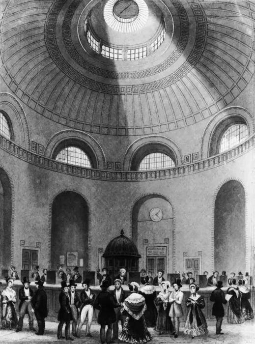 Framed Print : Bank Rotunda