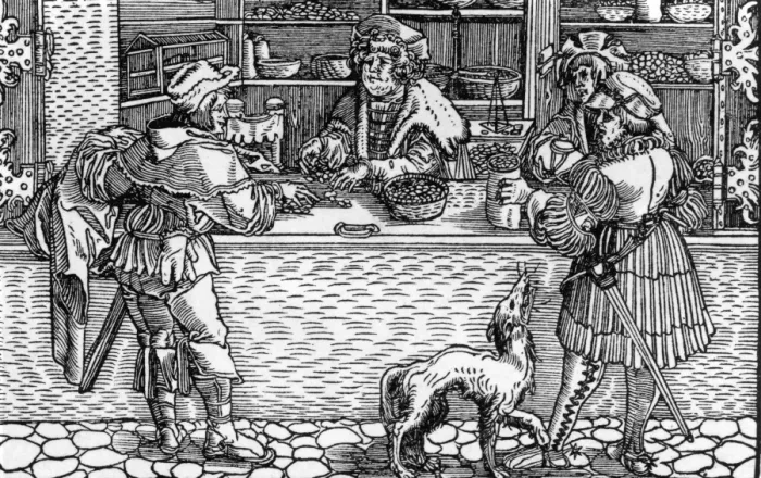 Framed Print : Banking. An Engraving of Banking during the 1500 s. (Photo by Fotosearch / Getty Images) Framed Print : Banking. An Engraving of Banking during the 1500 s. (Photo by Fotosearch / Getty Images)