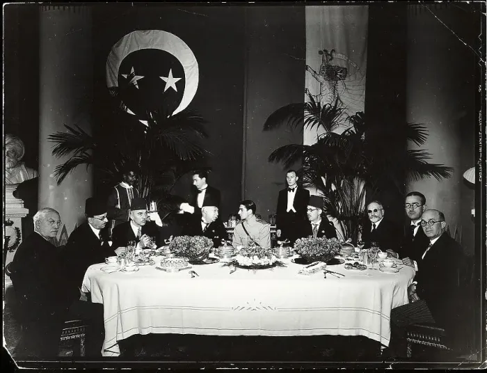 Framed Print : Banquet For Prince Of Iran W / Officials Framed Print : Banquet For Prince Of Iran W / Officials