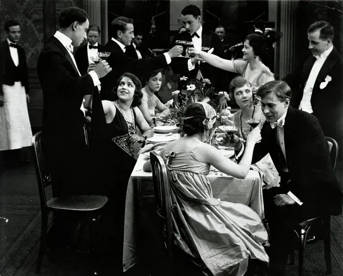Framed Print : Banquet Still, Men And Women Toasting Framed Print : Banquet Still, Men And Women Toasting