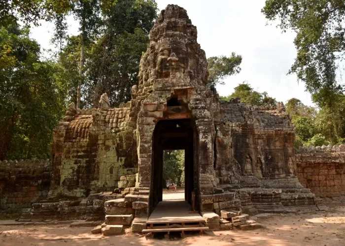 Framed Print : Banteay Kdei porch Angkor Cambodia Framed Print : Banteay Kdei porch Angkor Cambodia