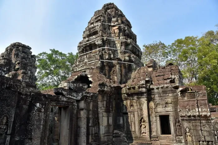 Framed Print : Banteay Kdei temple Angkor Cambodia