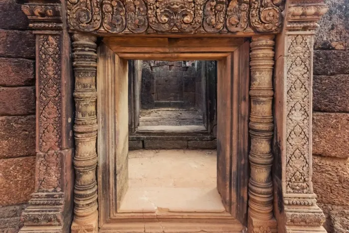 Framed Print : Banteay Srei temple, Angkor Wat Framed Print : Banteay Srei temple, Angkor Wat