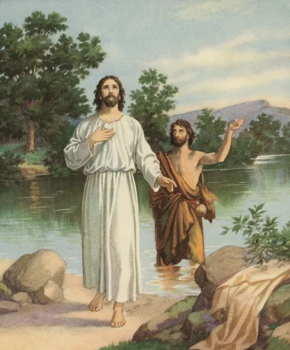 Framed Print : Baptism Of Christ Framed Print : Baptism Of Christ
