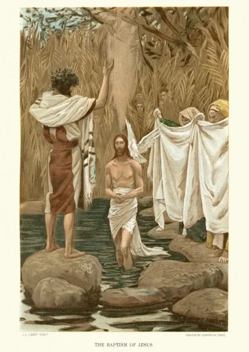 Framed Print : The Baptism of Jesus Framed Print : The Baptism of Jesus