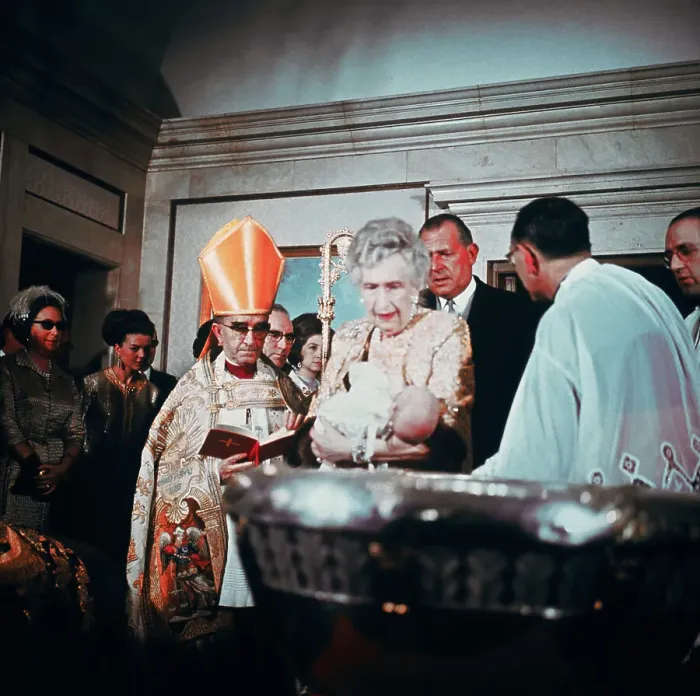 Framed Print : Baptism of Prince Felipe