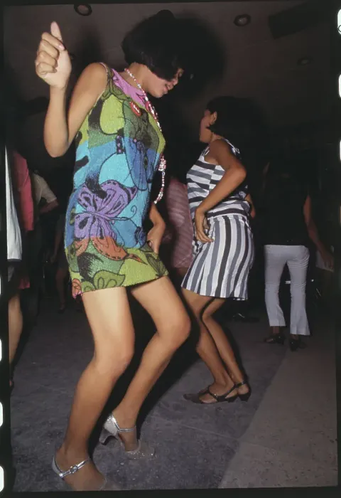Framed Print : Bar Girl Dancing Framed Print : Bar Girl Dancing