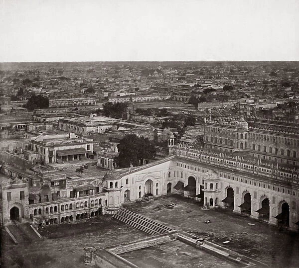 Bara Imambara. The courtyard of the Bara Imambara in Lucknow