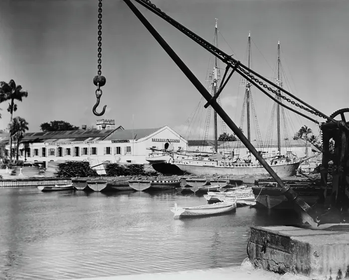 Framed Print : Barbados Port Framed Print : Barbados Port