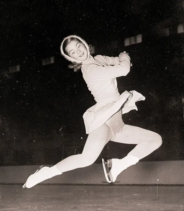 Framed Print : Barbara Ann Scott Skating Framed Print : Barbara Ann Scott Skating