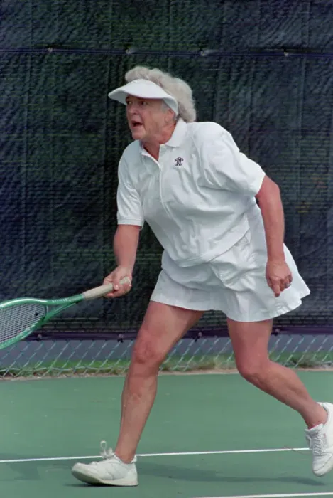 Framed Print : Barbara Bush Playing Tennis Framed Print : Barbara Bush Playing Tennis