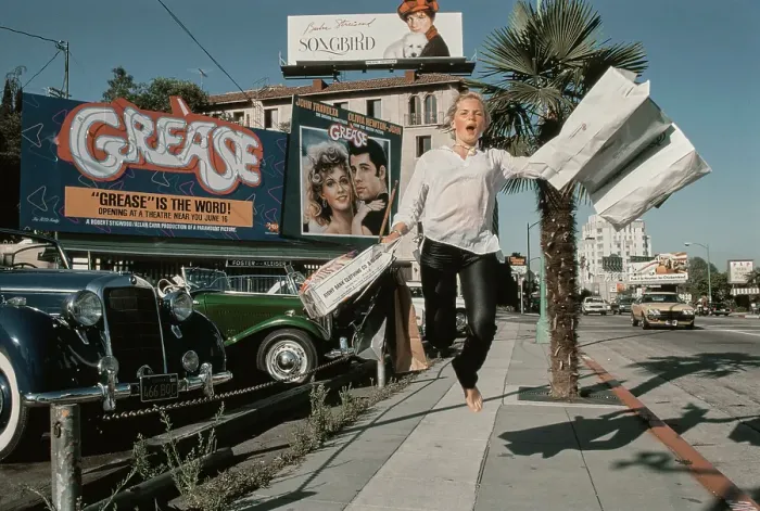 Framed Print : Barbara May On Sunset Boulevard, 1978