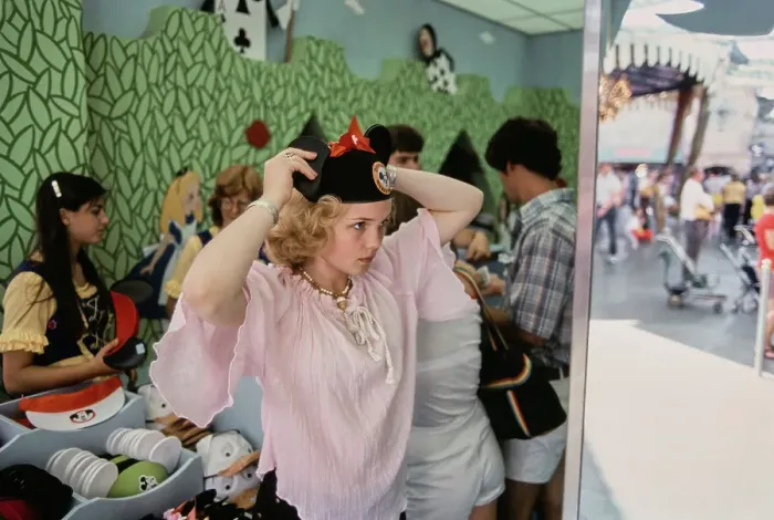 Framed Print : Barbara May Visits Disneyland, 1978 Framed Print : Barbara May Visits Disneyland, 1978