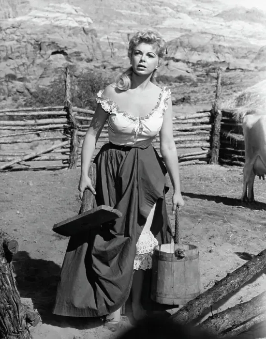 Framed Print : Barbara Nichols In The King And Four Queens Framed Print : Barbara Nichols In The King And Four Queens