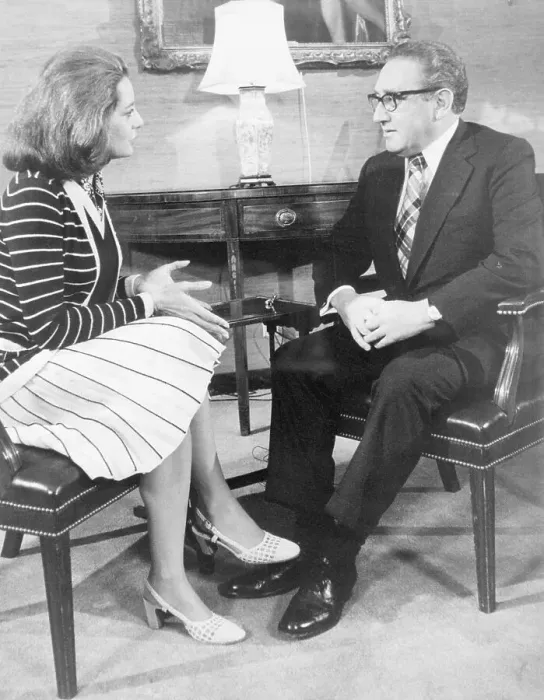 : Barbara Walters and Henry Kissinger : Barbara Walters and Henry Kissinger