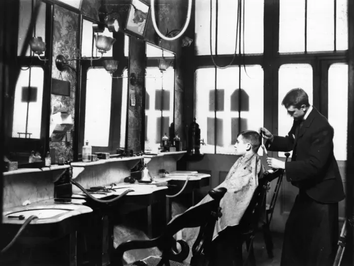 Framed Print : Barbers Shop Framed Print : Barbers Shop