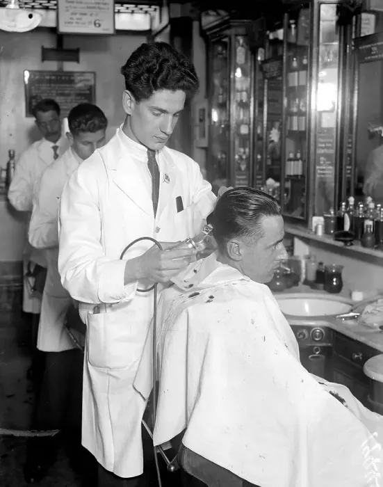 Framed Print : Barbers Shop Framed Print : Barbers Shop