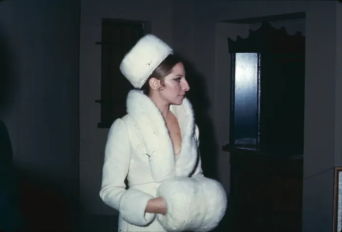Framed Print : Barbra In Furs Framed Print : Barbra In Furs