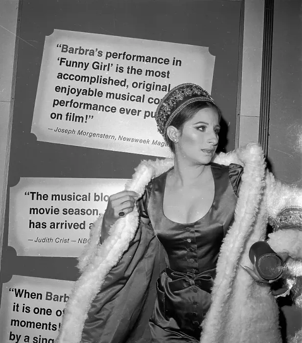 Framed Print : Barbra At The Premiere Framed Print : Barbra At The Premiere