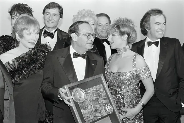 Framed Print : Barbra Streisand Receiving Scopus Award Framed Print : Barbra Streisand Receiving Scopus Award