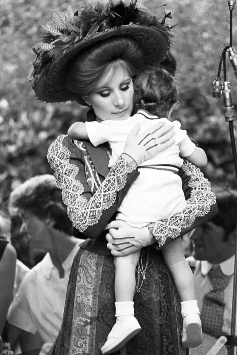 Framed Print : Barbra Streisand with Son Framed Print : Barbra Streisand with Son