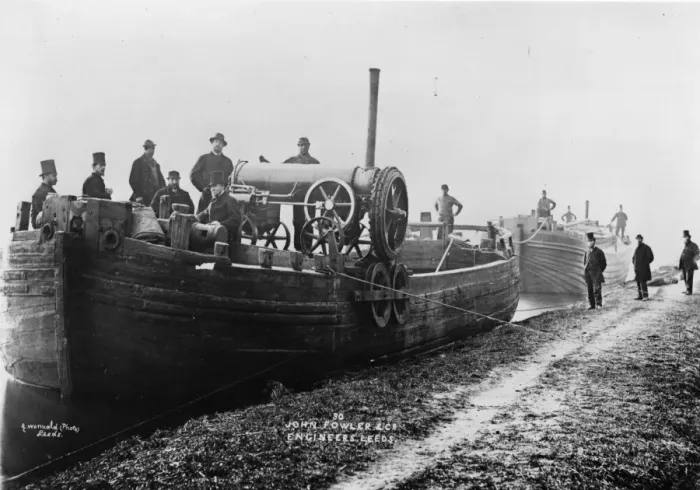 Framed Print : Barge Plough Framed Print : Barge Plough