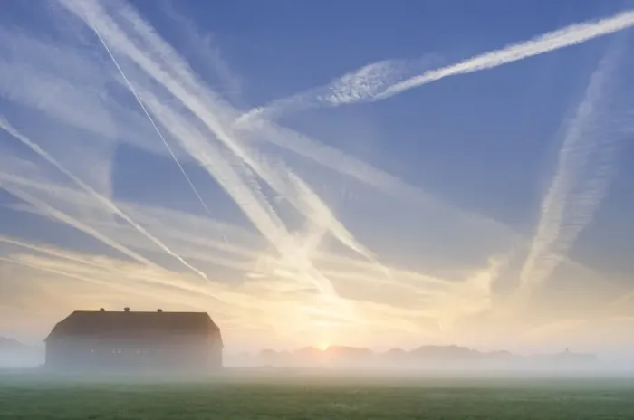 Framed Print : Barn, condensation trails in the sky, sunrise in Basse, Lake Mariensee, Neustadt am Ruebenberge, Lower Saxony, Germany, Europe Framed Print : Barn, condensation trails in the sky, sunrise in Basse, Lake Mariensee, Neustadt am Ruebenberge, Lower Saxony, Germany, Europe