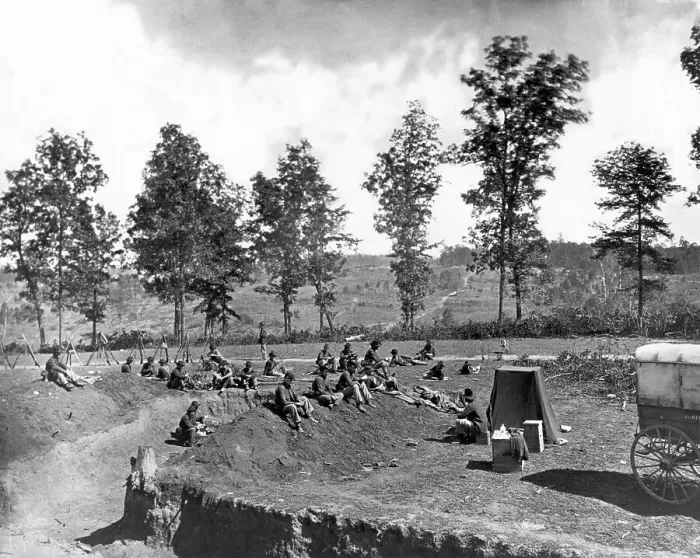 Framed Print : Barnard'S Camp With Men, Photographic Exp Framed Print : Barnard'S Camp With Men, Photographic Exp