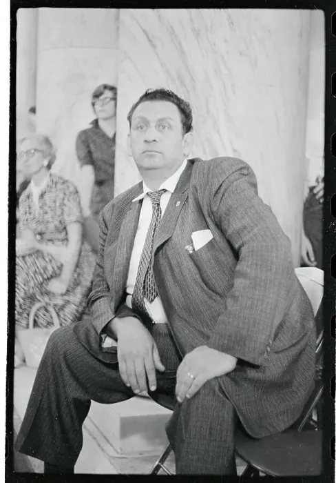 Framed Print : Barney Baker Waiting to Testify Framed Print : Barney Baker Waiting to Testify