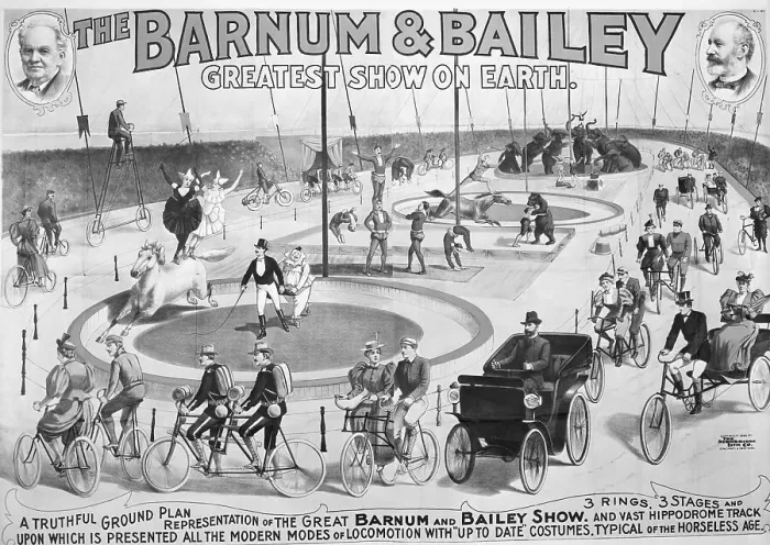 Framed Print : Barnum And Bailey Circus Advertisement Framed Print : Barnum And Bailey Circus Advertisement
