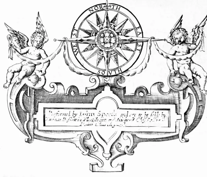 Framed Print : Baroque Directional Ornament / Compass Framed Print : Baroque Directional Ornament / Compass