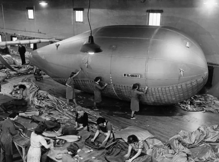 Framed Print : Barrage Balloon Framed Print : Barrage Balloon