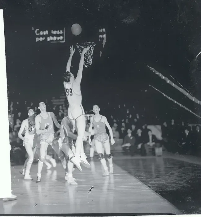 Framed Print : Bill Barringer Dunking Basketball Framed Print : Bill Barringer Dunking Basketball