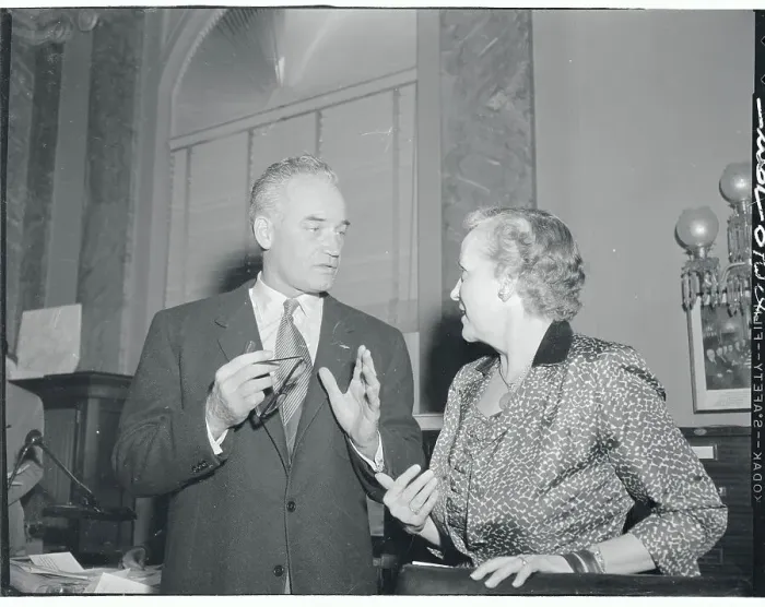 Framed Print : Barry Goldwater Testifying Framed Print : Barry Goldwater Testifying