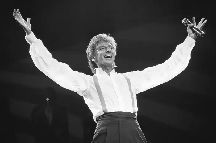 Framed Print : Barry Manilow Performing Framed Print : Barry Manilow Performing