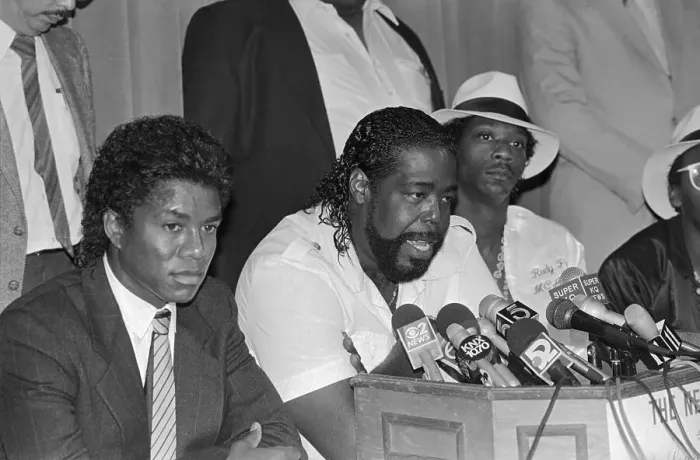 Framed Print : Barry White Speaking During Gang Treaty Conference Framed Print : Barry White Speaking During Gang Treaty Conference
