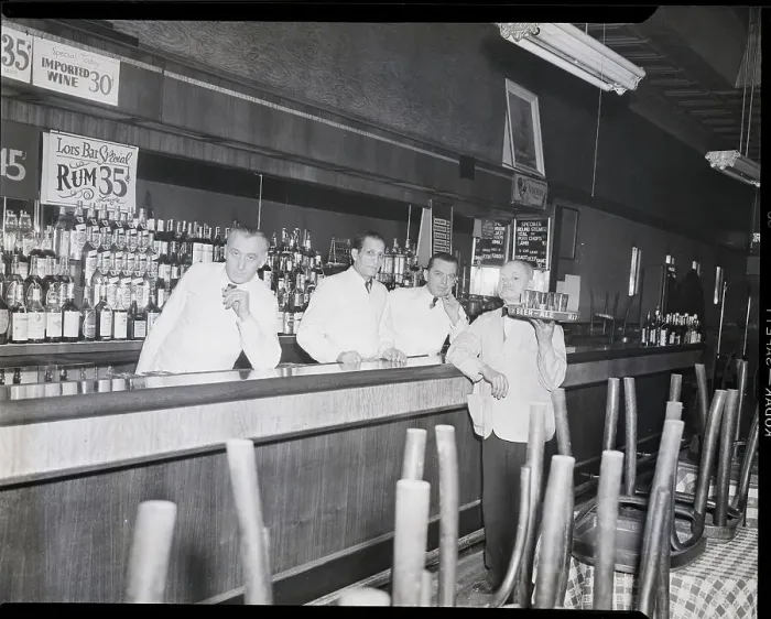 Framed Print : Bartenders, Waiter, Empty Bar, Bored Framed Print : Bartenders, Waiter, Empty Bar, Bored