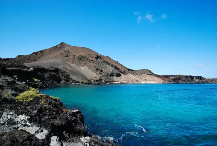 Framed Print : BartolomA©island is a volcanic islet in GalAapagos Framed Print : BartolomA©island is a volcanic islet in GalAapagos