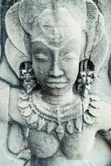 Framed Print : Bas relief carvings, Angkor Wat temple Framed Print : Bas relief carvings, Angkor Wat temple