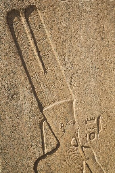 Bas-relief of the God Amun, Karnak Temple Complex