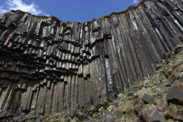 Framed Print : Basalt columns, Skaftafell National Park, Iceland Framed Print : Basalt columns, Skaftafell National Park, Iceland