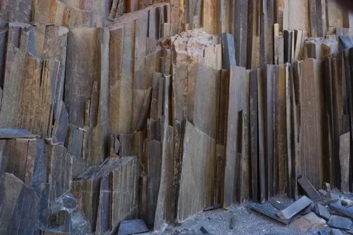 Framed Print : Basalt columns, so-called Organ Pipes, Twyfelfontein, Damaraland, Kunene Region, Namibia Framed Print : Basalt columns, so-called Organ Pipes, Twyfelfontein, Damaraland, Kunene Region, Namibia