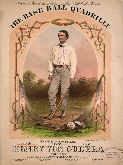 Framed Print : The Base Ball Quadrille Framed Print : The Base Ball Quadrille