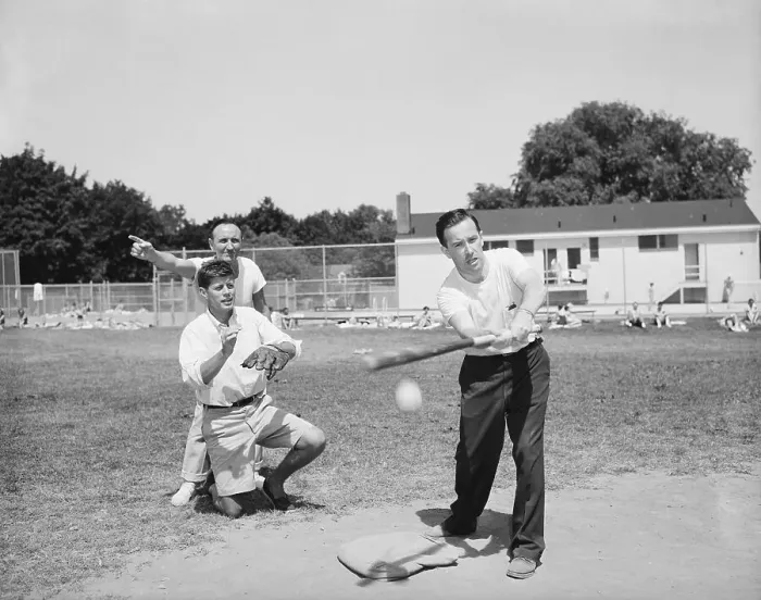 Framed Print : Baseball Actionw / Senators; Incl. Kennedy Framed Print : Baseball Actionw / Senators; Incl. Kennedy